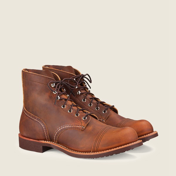 Red Wing Heritage Bot Erkek - Iron Ranger - 6-Inchr Rough & Tough Deri - Kahverengi - 72NXFTMSG